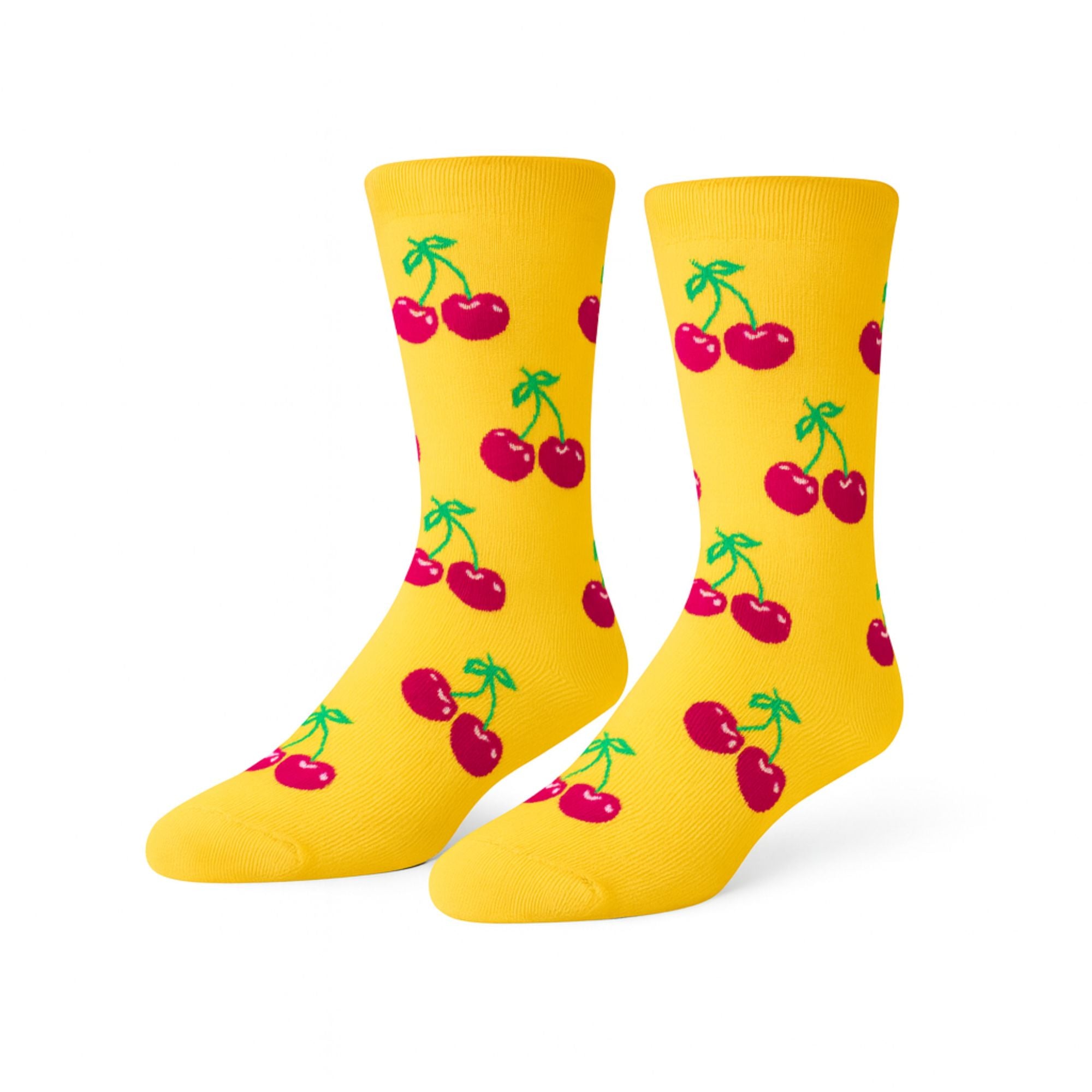 cherry-socks-yellow
