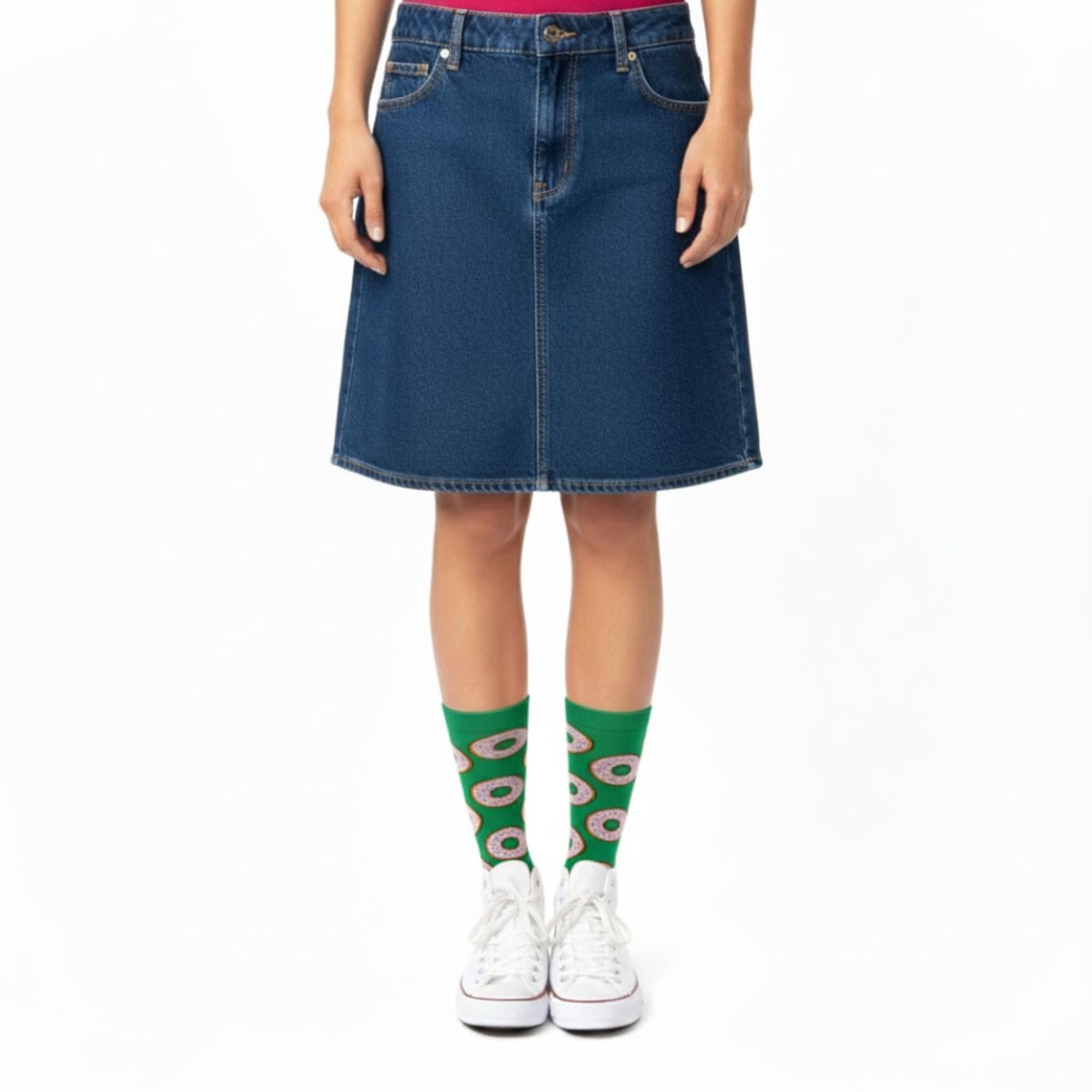 donuts-socks-green