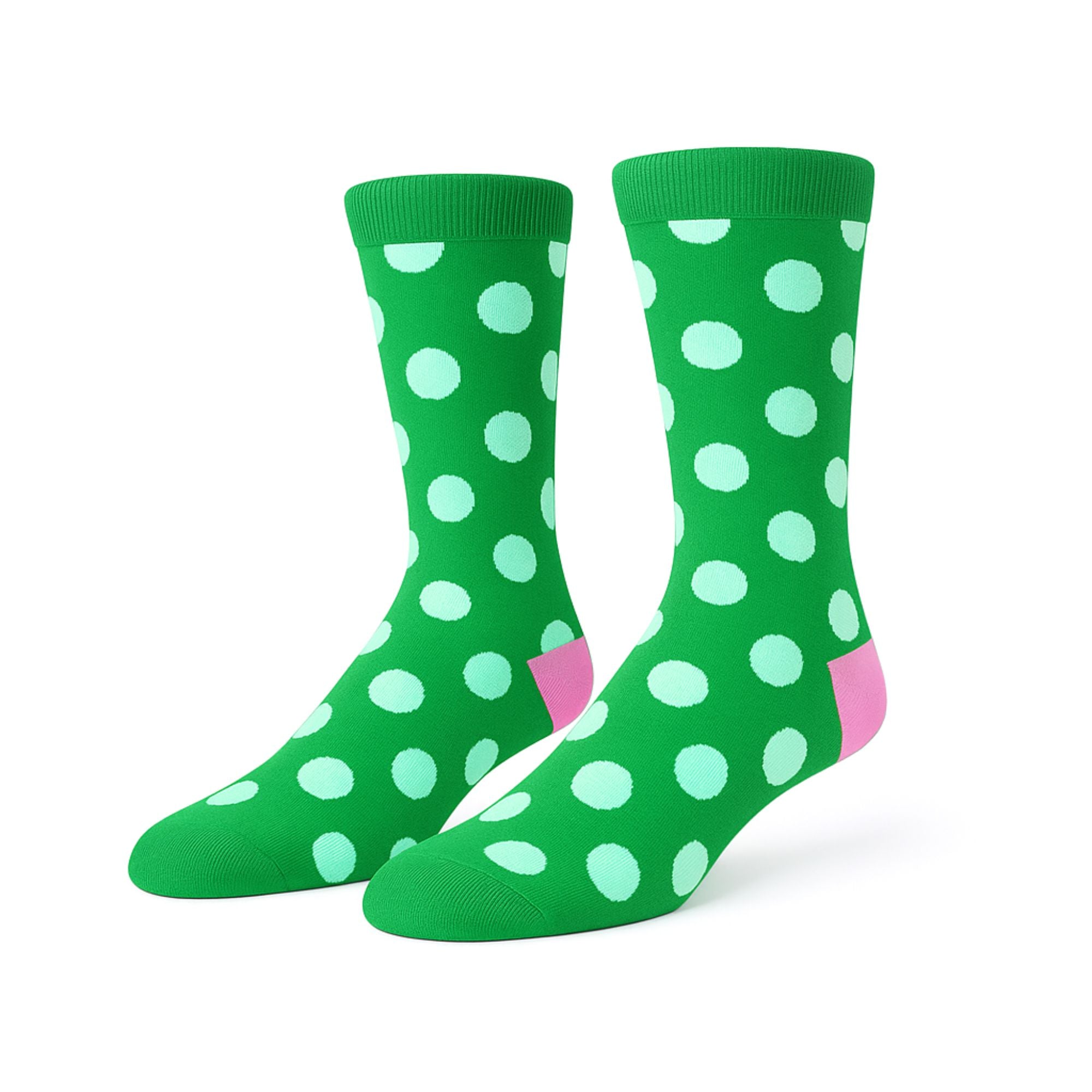 DOTS-SOCKS-GREEN