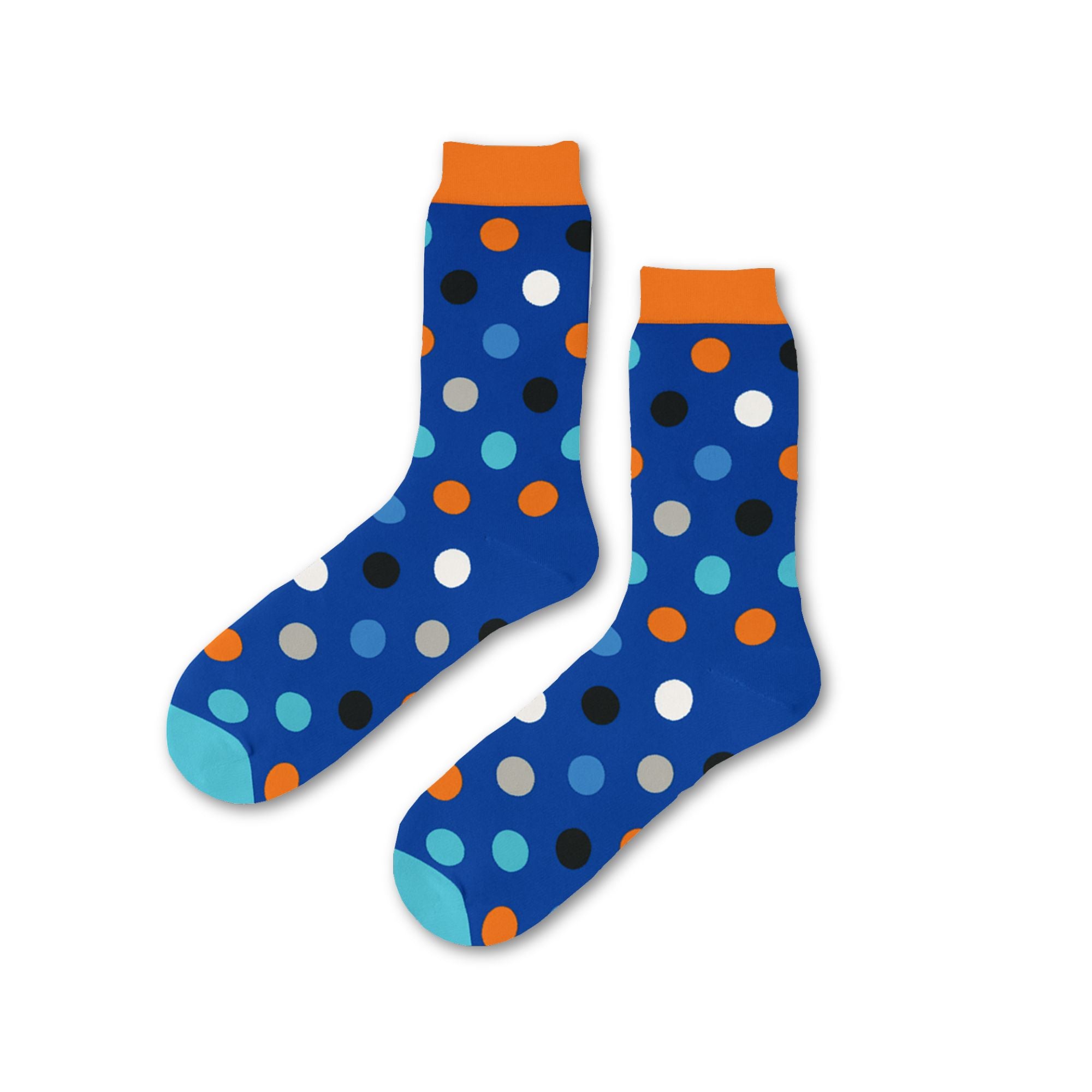 dots-socks-multi-blue