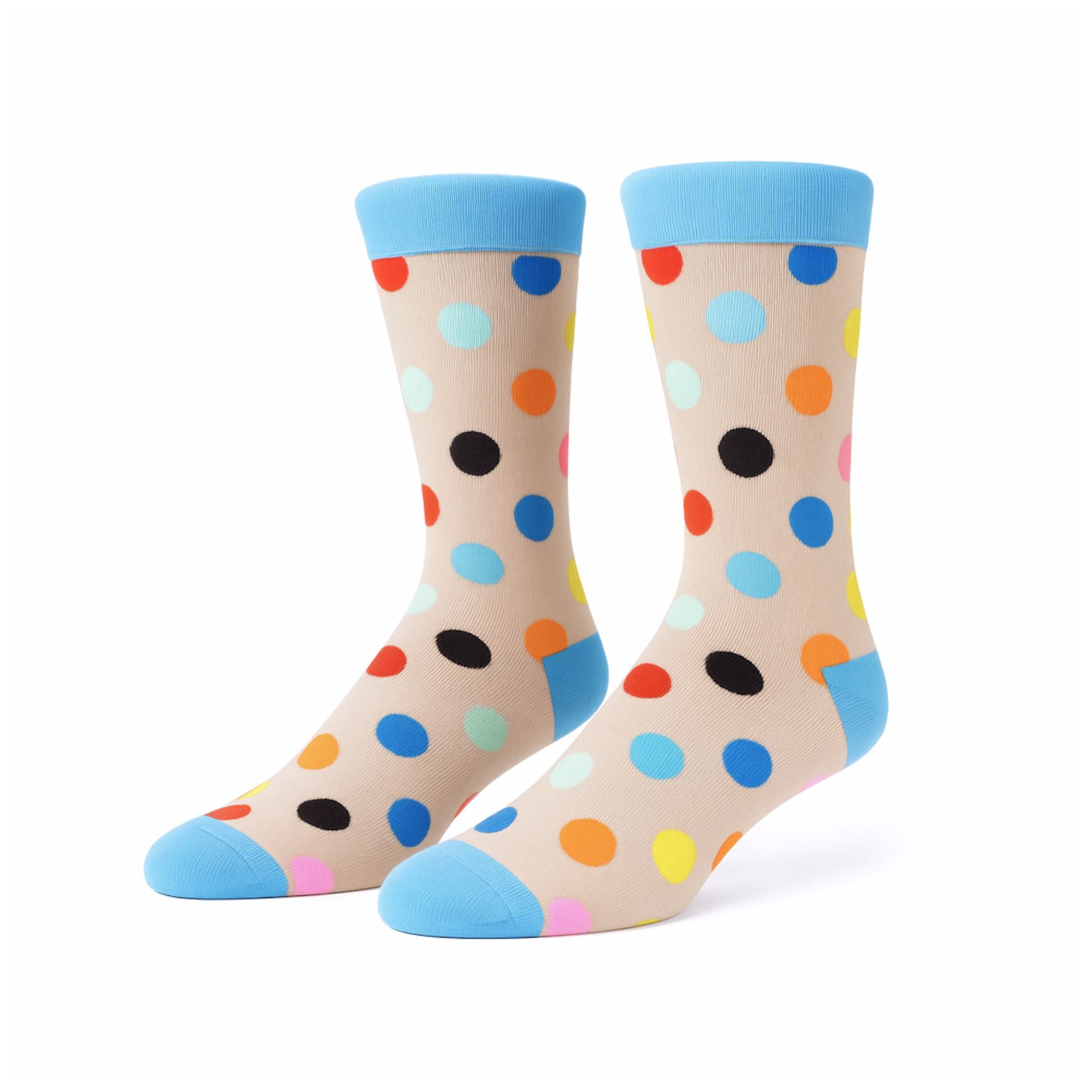 dots-socks-multi-grey