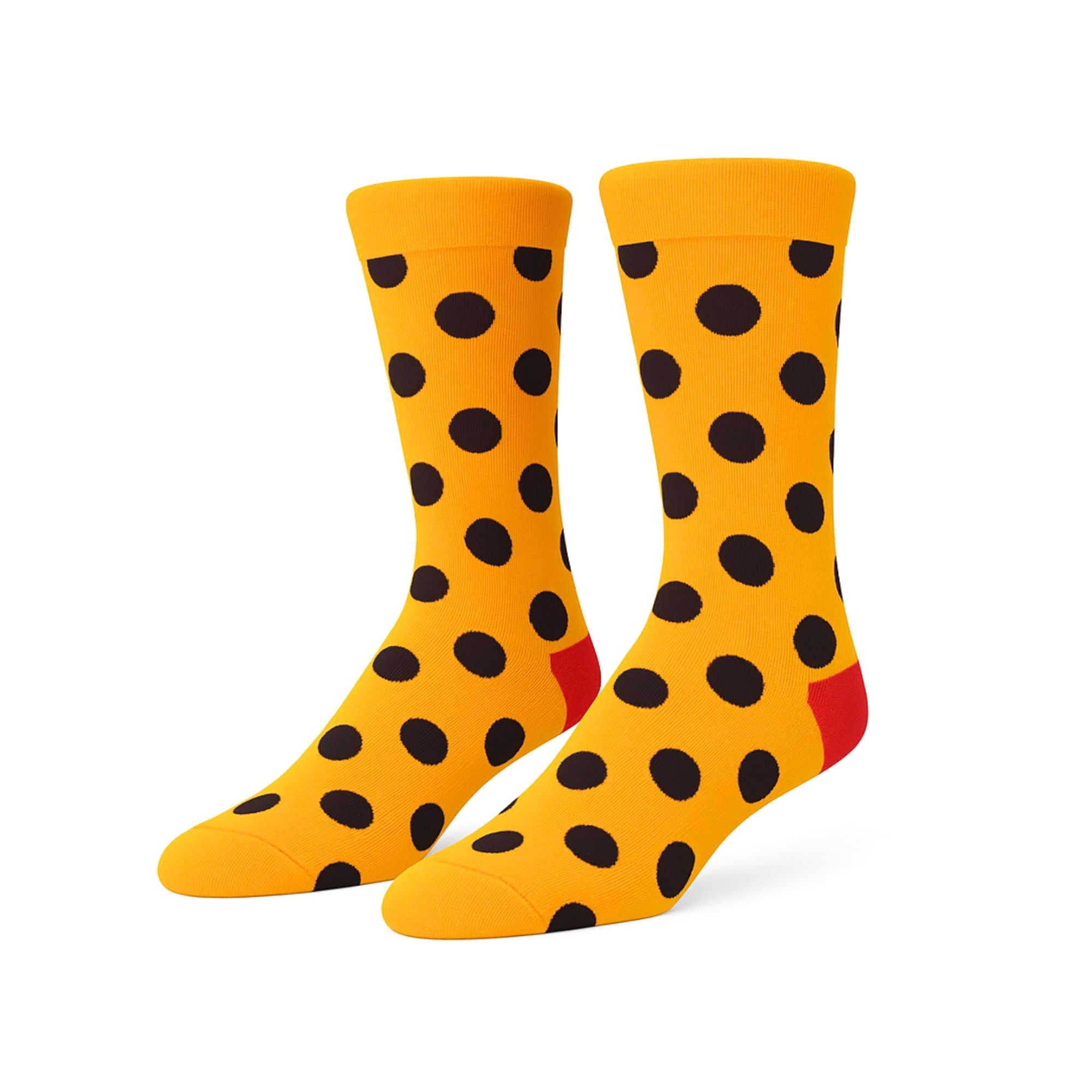 dots-socks-yellow
