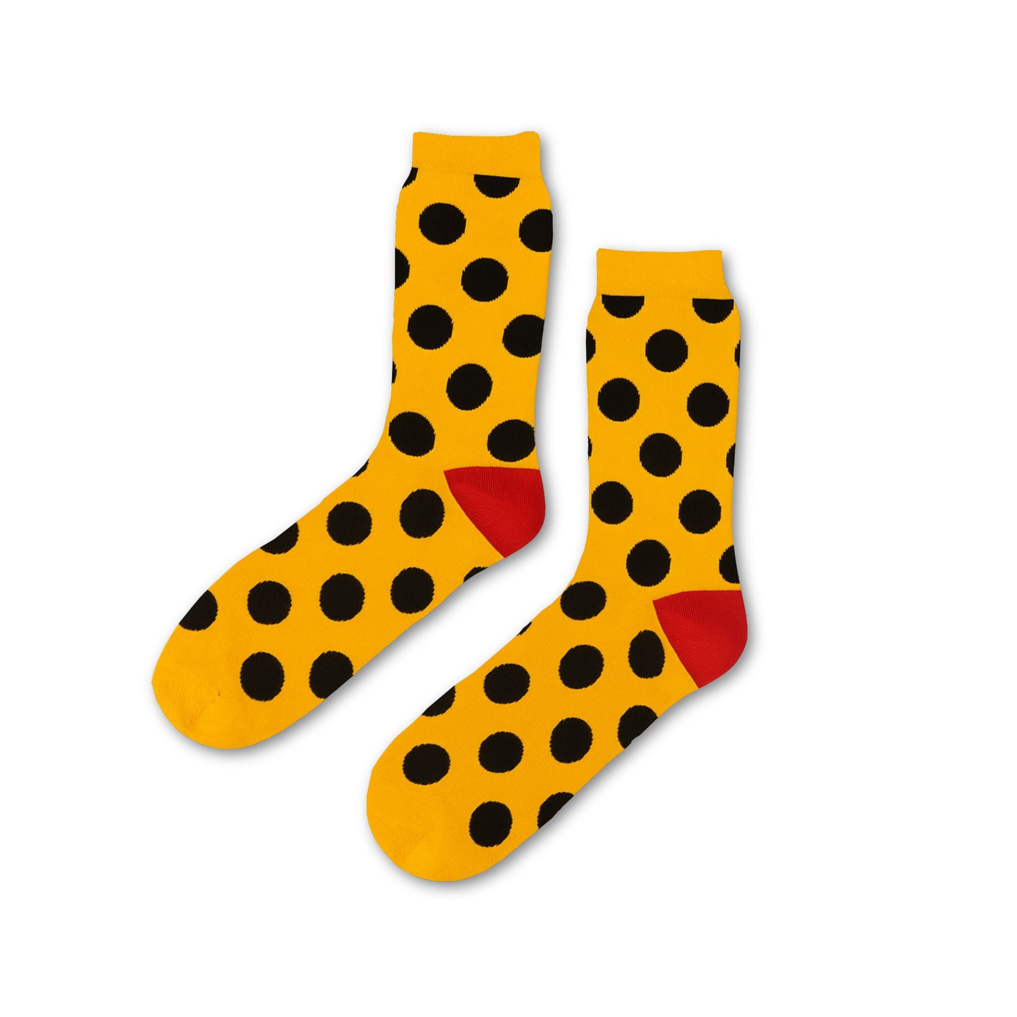 dots-socks-yellow