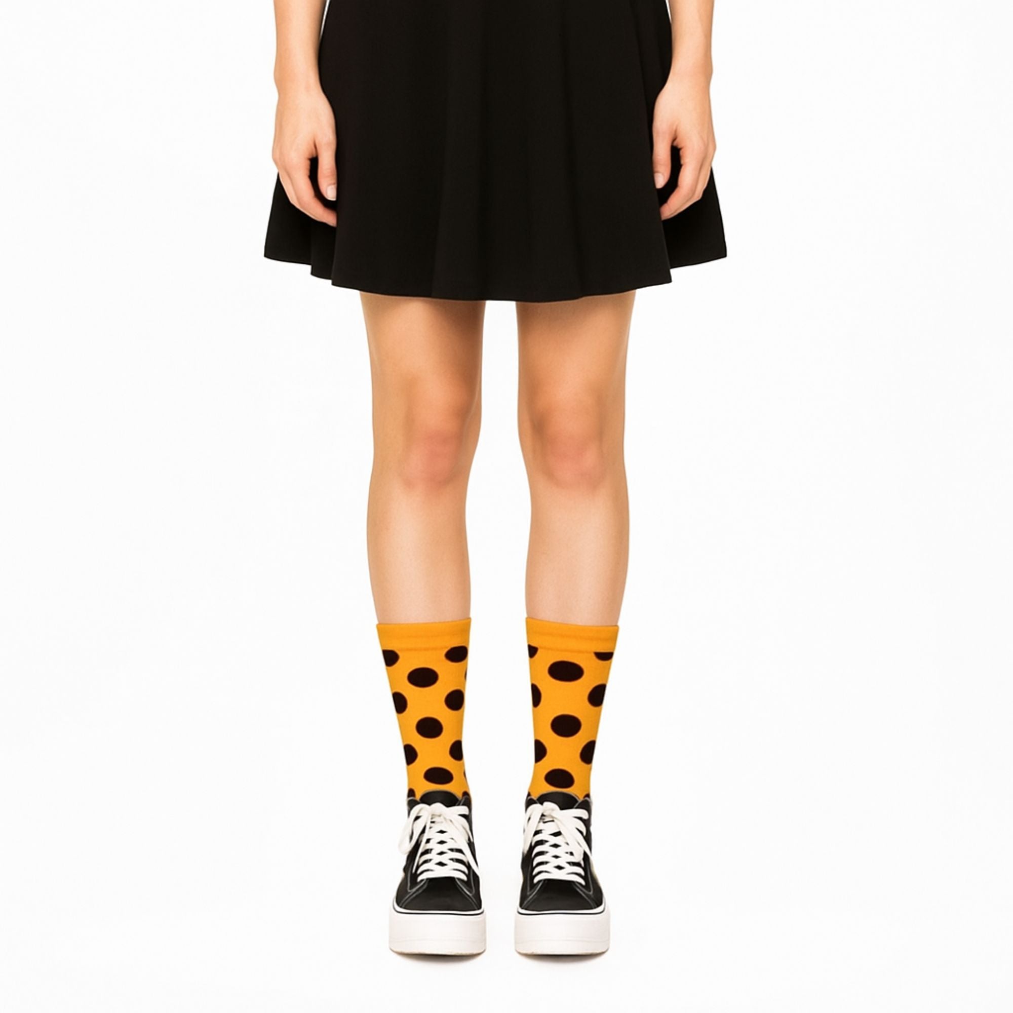 dots-socks-yellow