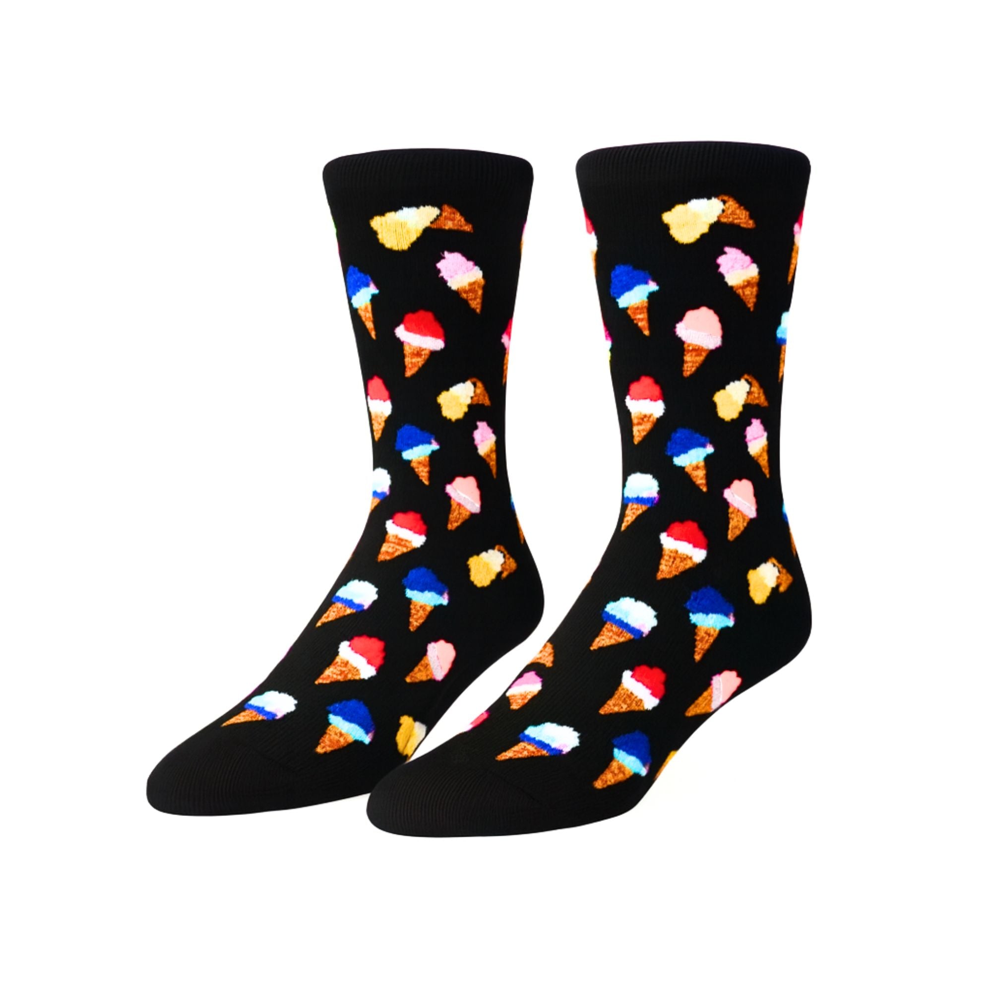 ice-creams-socks-black