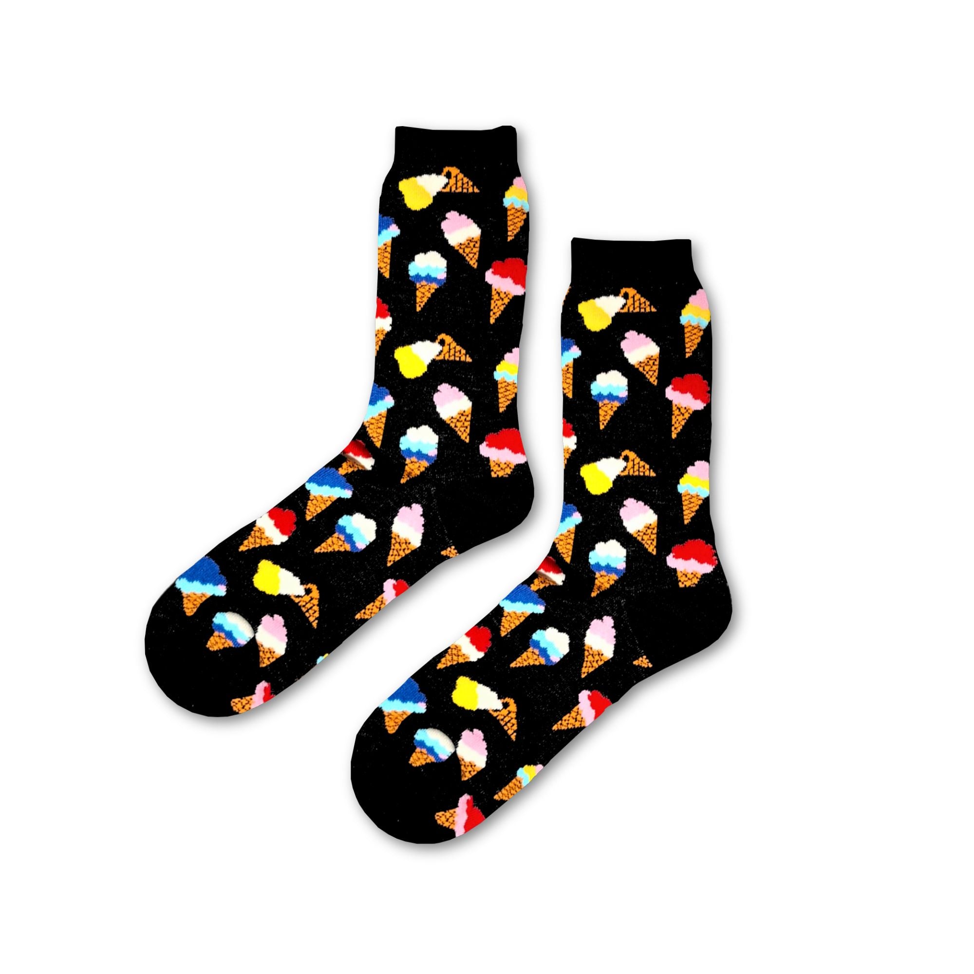 ice-creams-socks-black