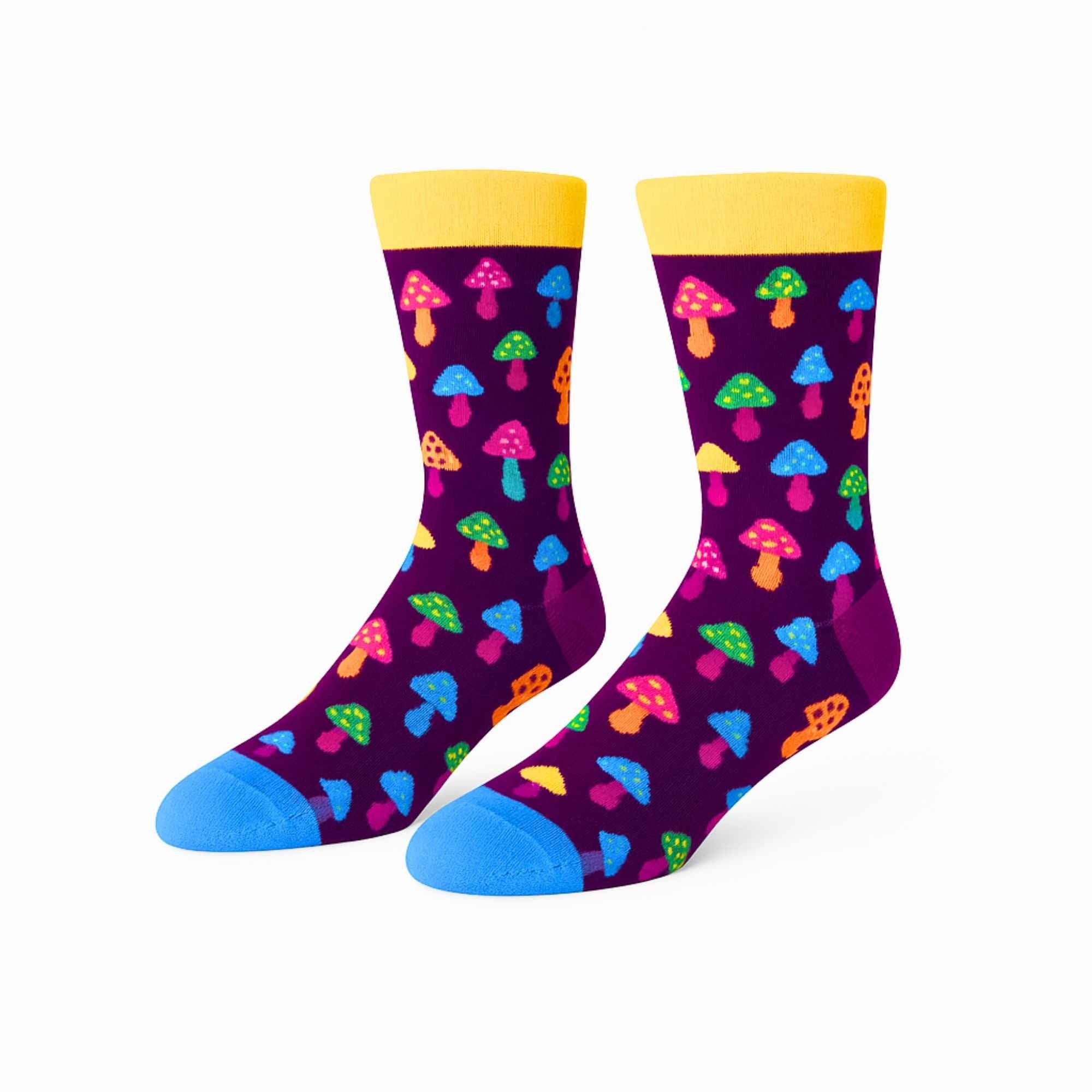mushroom-socks-purple
