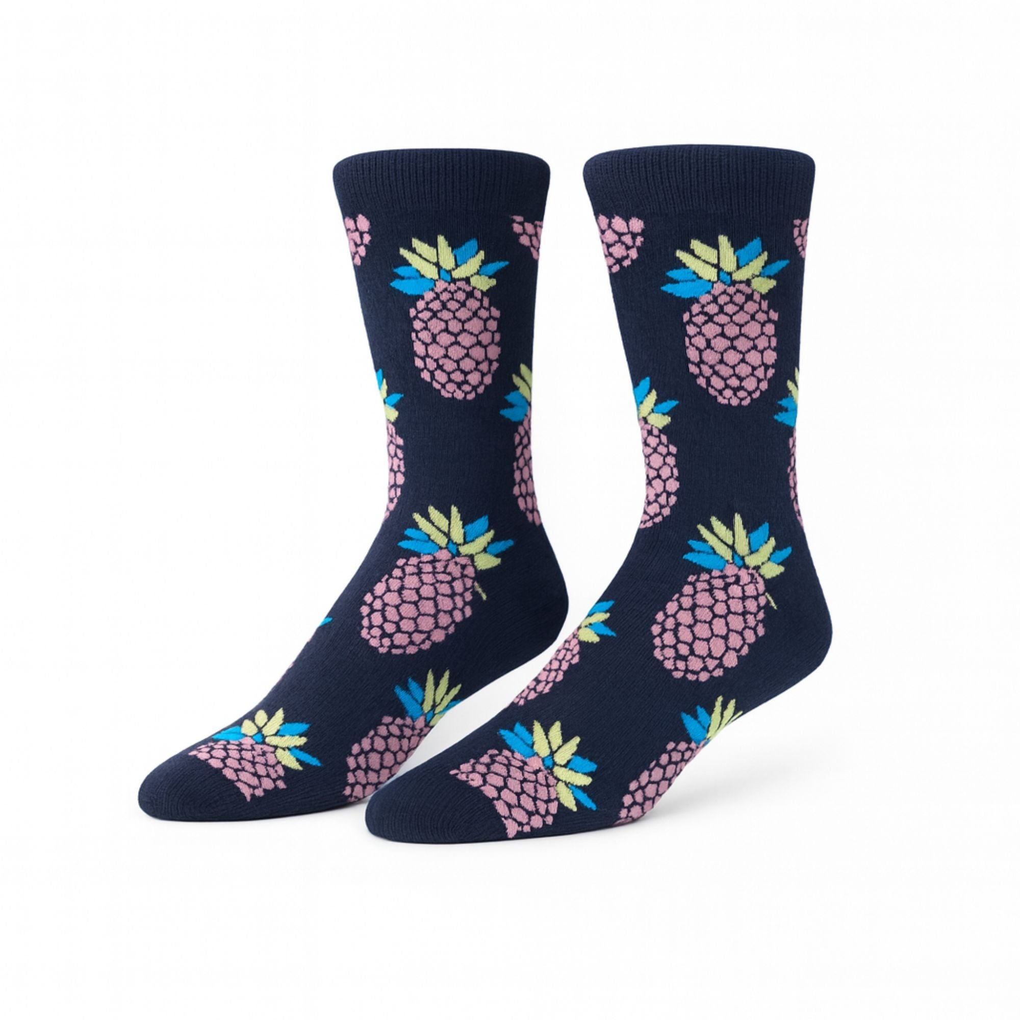 pineapple-socks-black