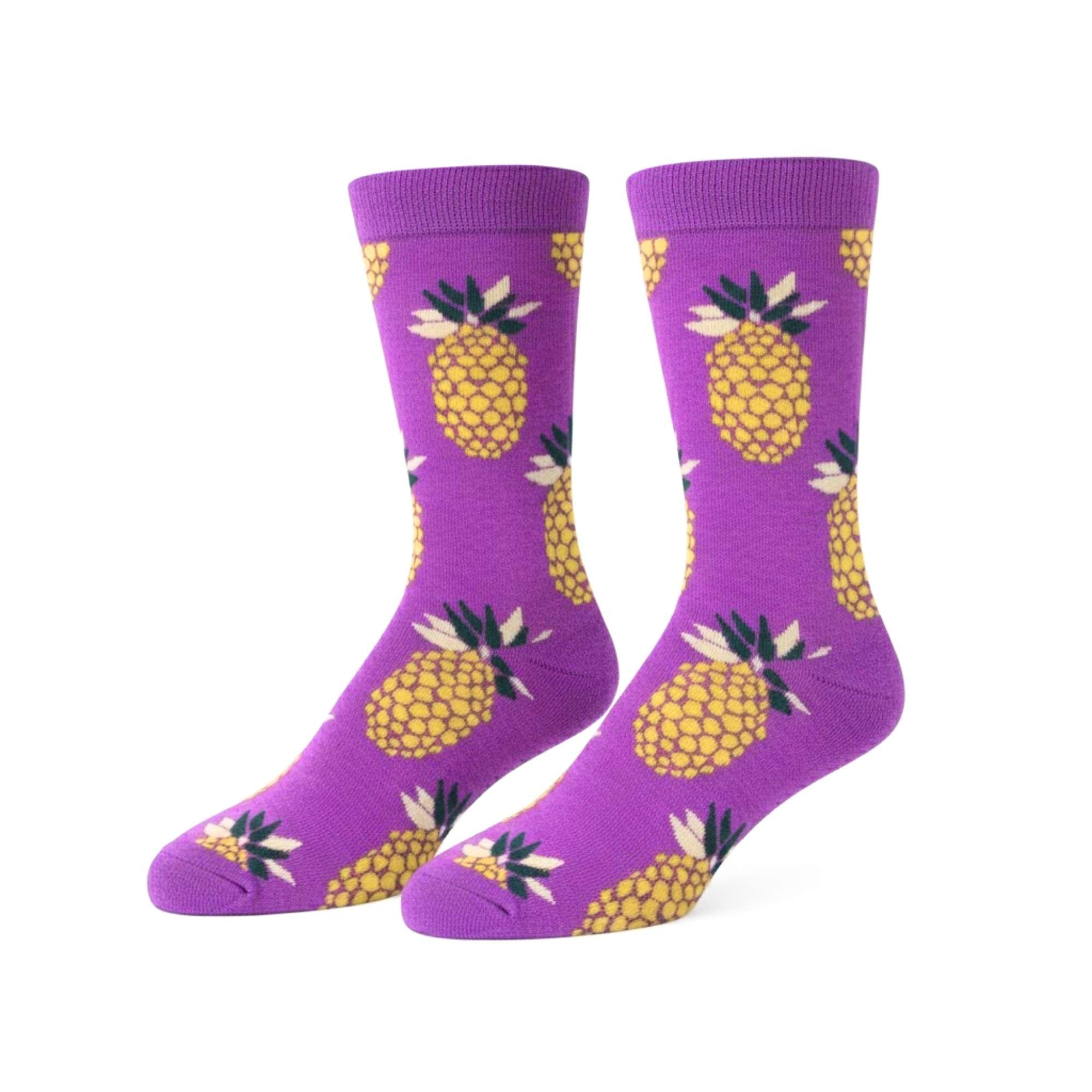 pineapple-socks-purple