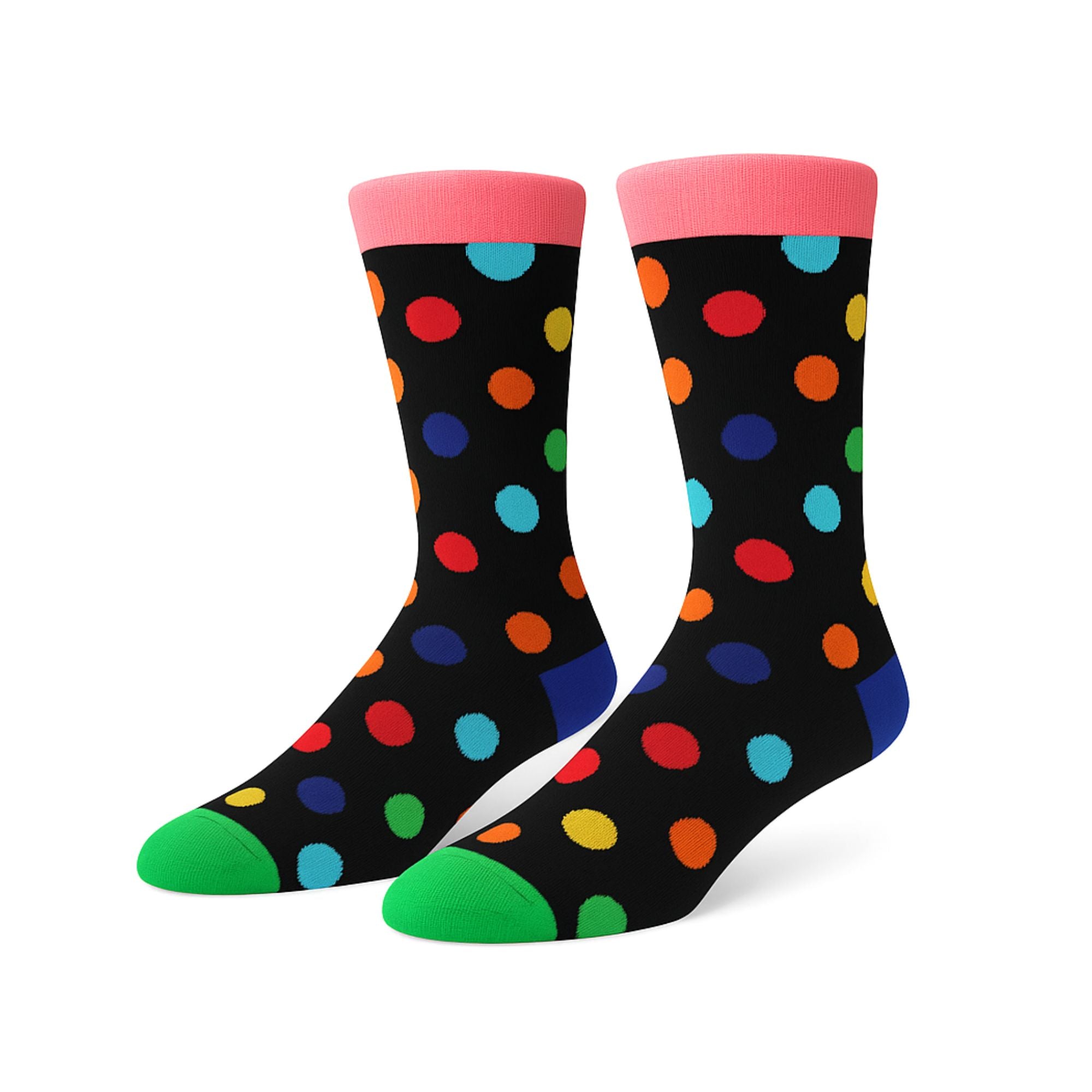 dots-socks-multi-pink